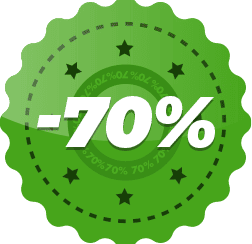 -70% Discount Badge